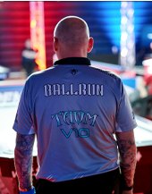 Stuart Bingham in a Ball Run shirt